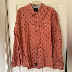 Artistry in motion long sleeve button down - size xl